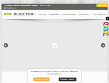 Tablet Screenshot of kidbutor.hu